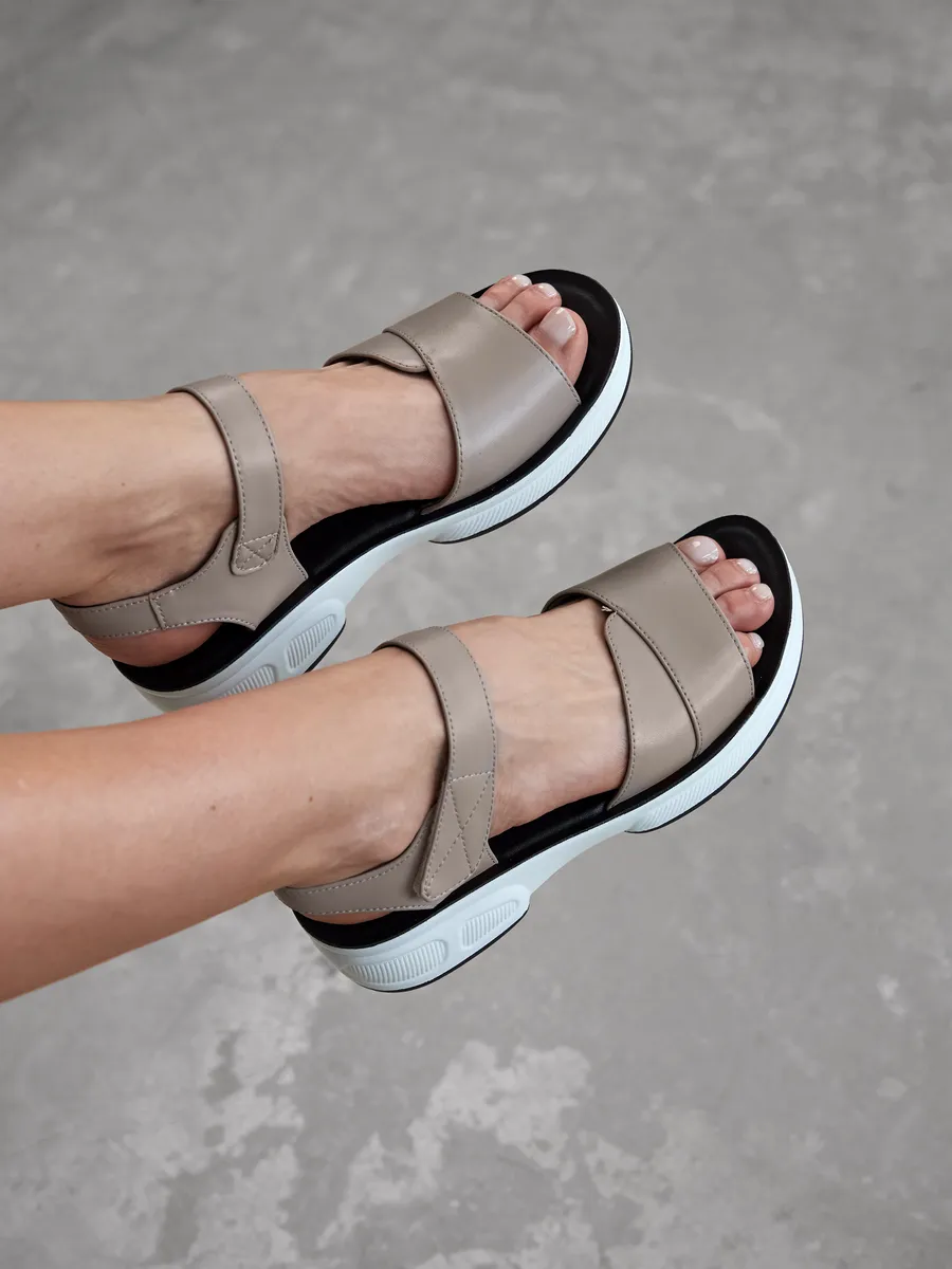 Босоножки женские натуральная кожа летние на платформе 2R5-3-105-1