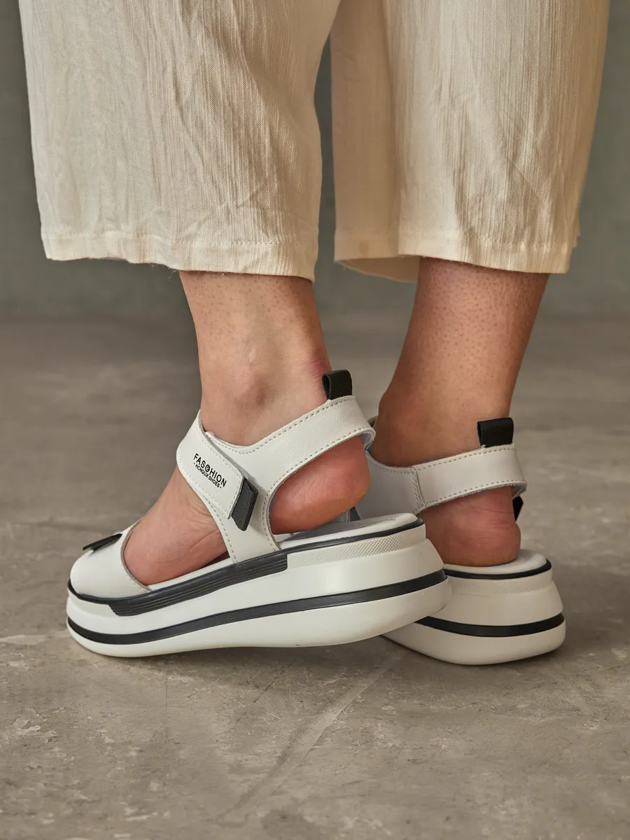 Босоножки женские летние натуральная кожа на платформе CC060-010k