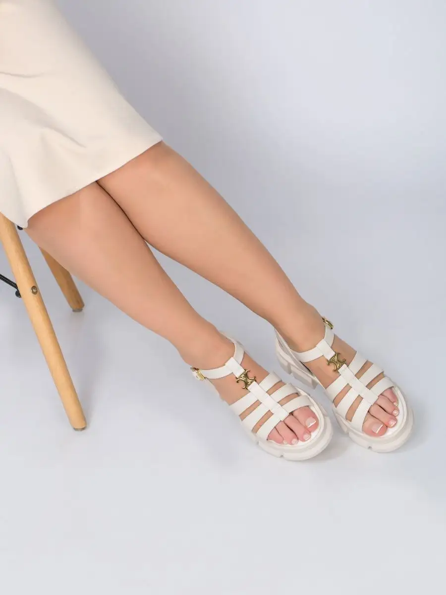 Босоножки женские натуральная кожа летние на платформе XJU-31352-1D-SP-K