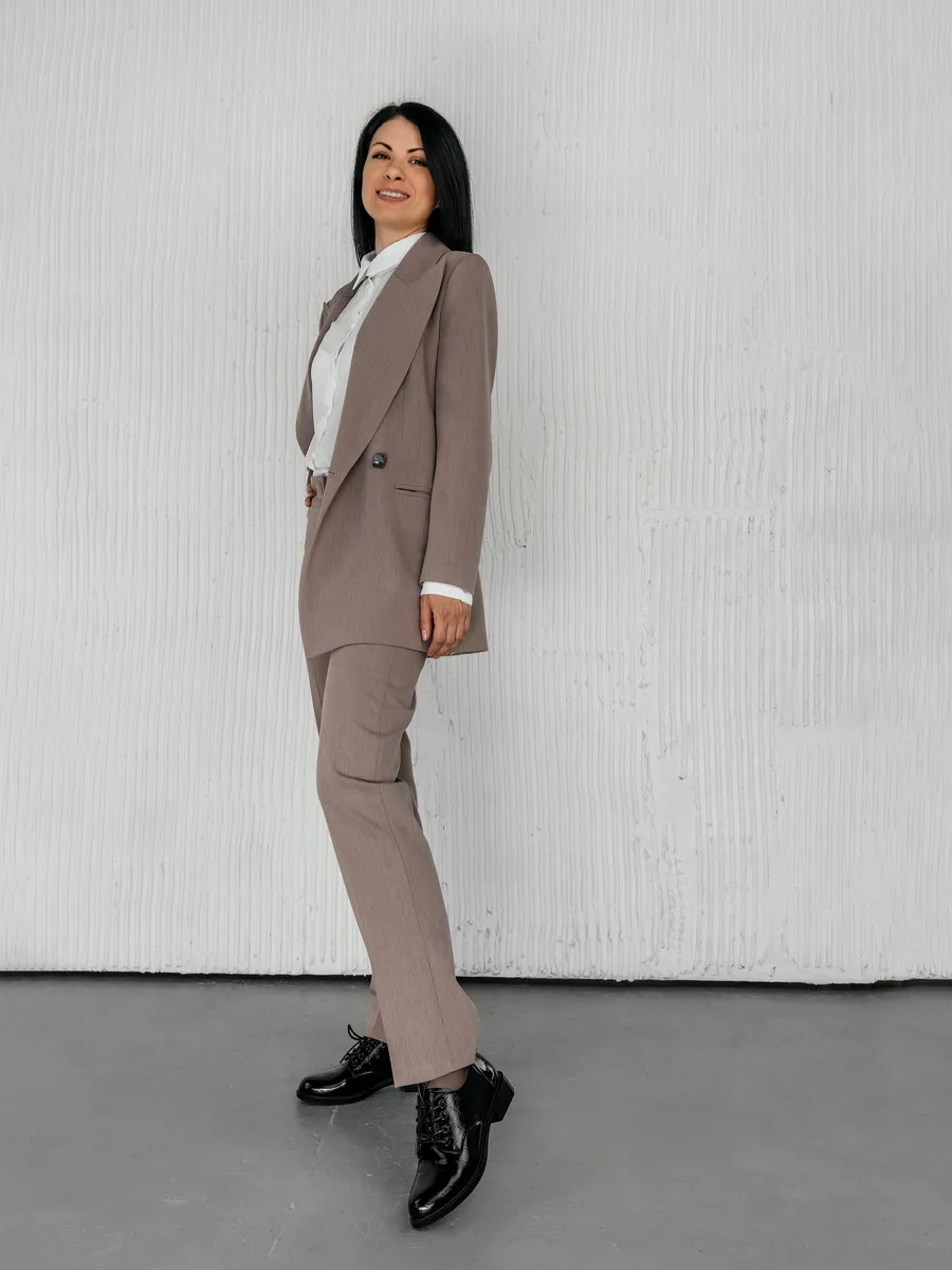 Туфли женские осенние на низком каблуке натуральная кожа CV045-190