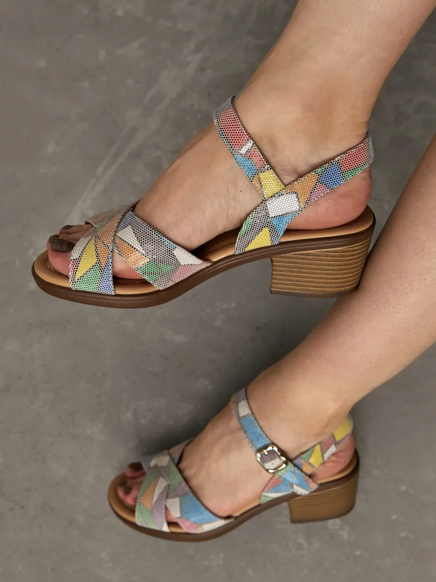 Босоножки женские летние натуральная кожа XJU-51377-6Y-KP