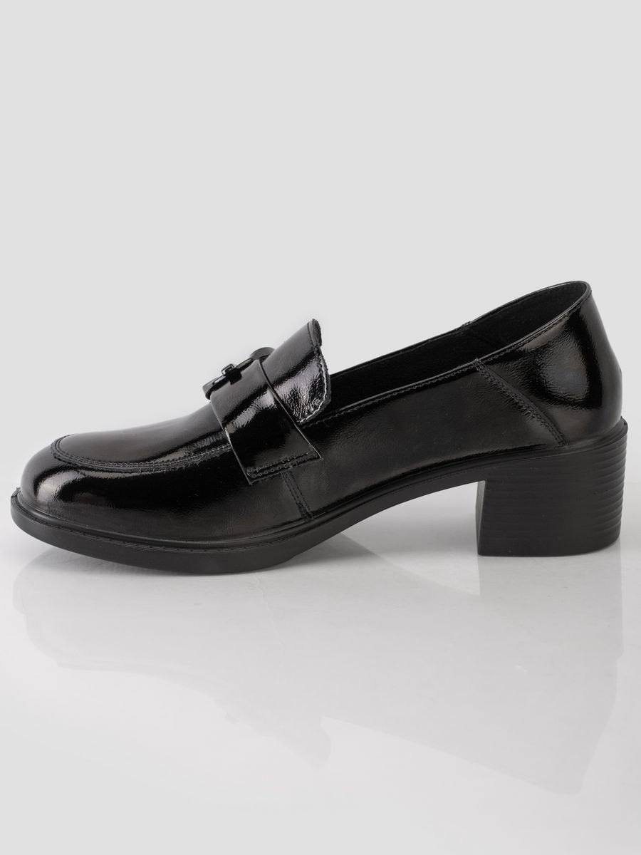 Туфли женские лаковая кожа на каблуке весенние 31R9-21-012