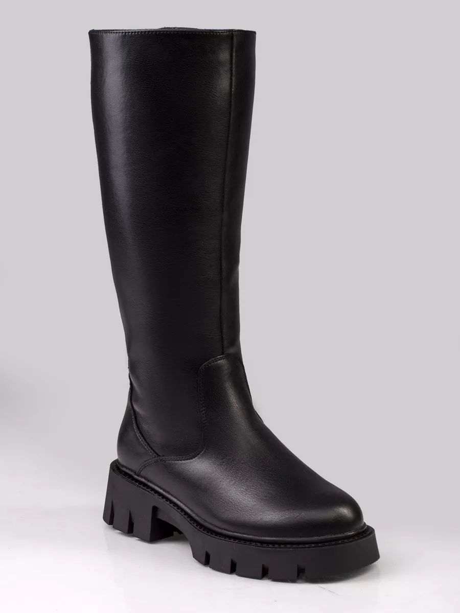 Сапоги зимние натуральная кожа на каблуке XLU-67036-0501-SW