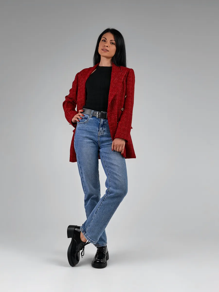 Туфли женские осенние на низком каблуке натуральная кожа 25-TZU9-6-501