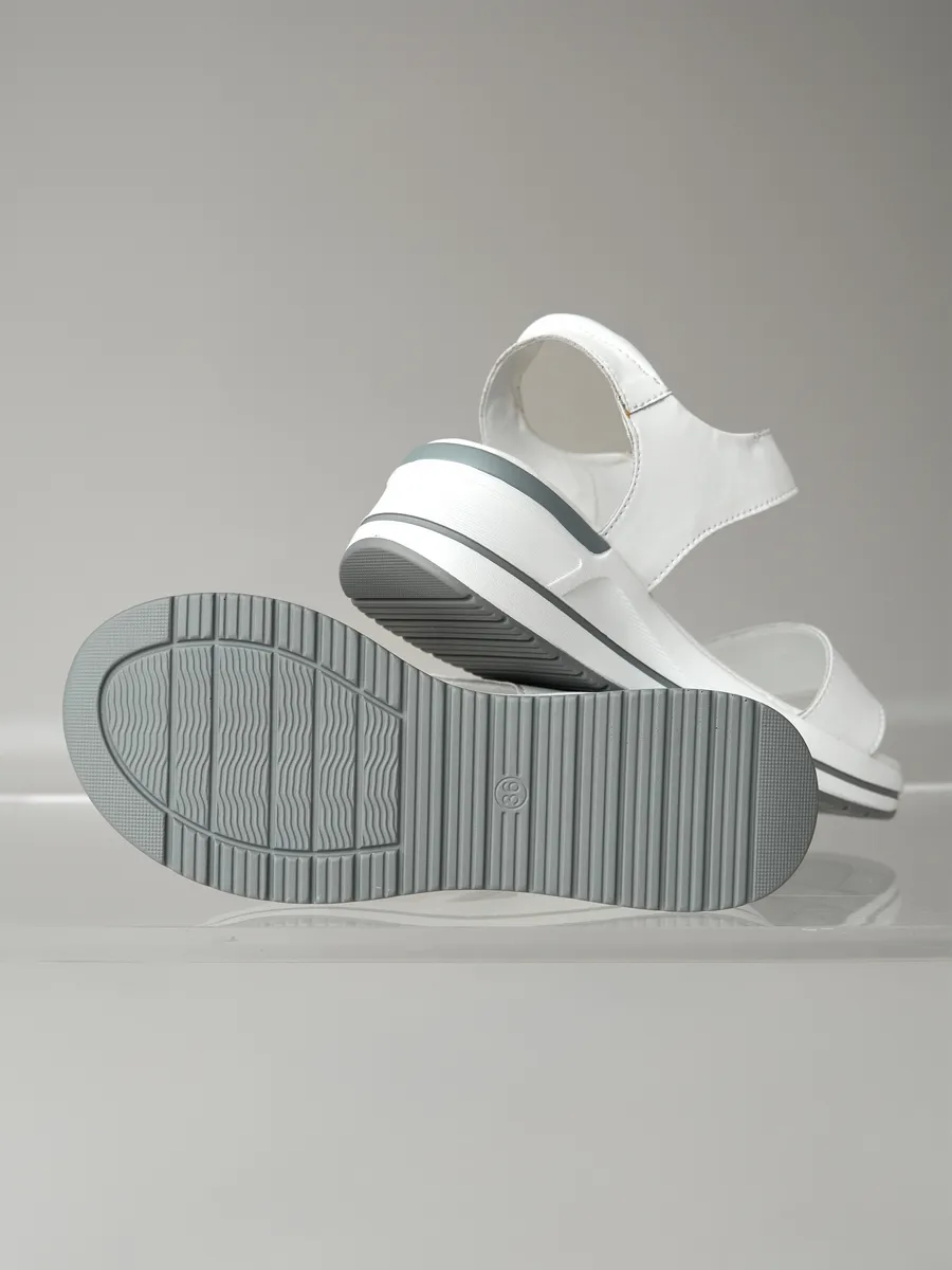 Босоножки женские летние без каблука натуральная кожа FB251-010