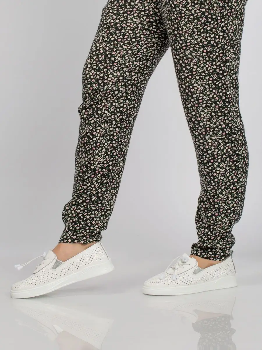 Мокасины женские натуральная кожа летние белые дышащие N231-LR-03-B