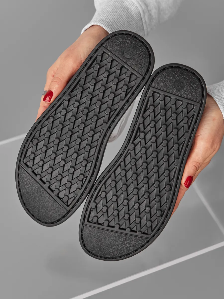 Босоножки женские летние без каблука белые 92AF05-112-1k