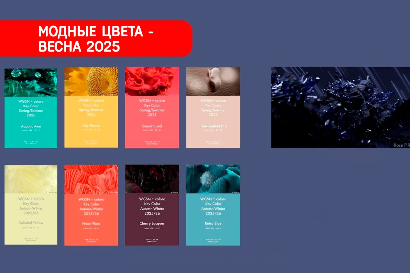 Модные цвета обуви весны 2025