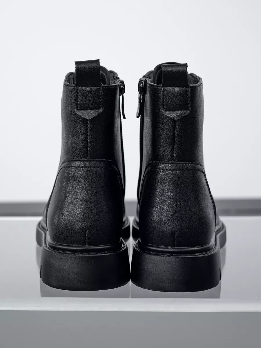 Ботинки женские демисезонные натуральная кожа черные XMM-42269-2A-SB