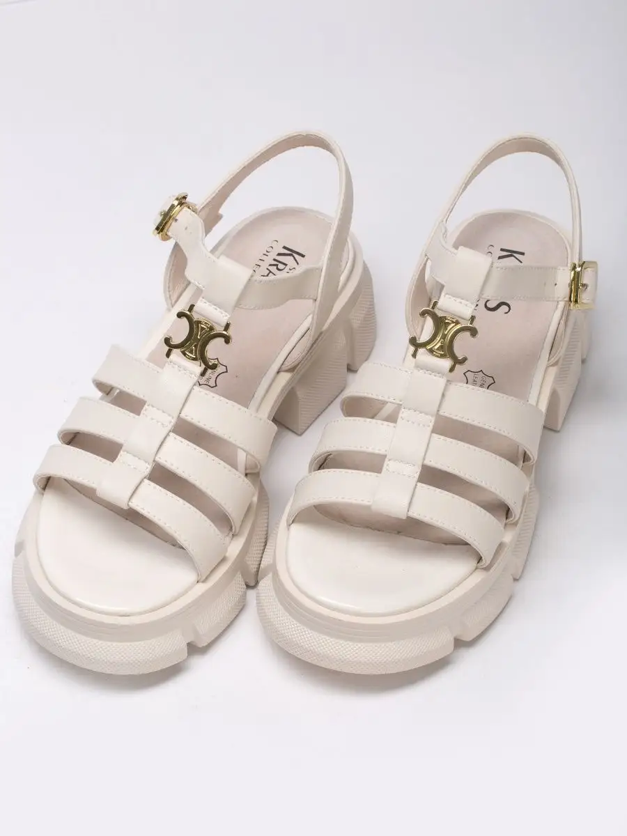 Босоножки женские натуральная кожа летние на платформе XJU-31352-1D-SP-K