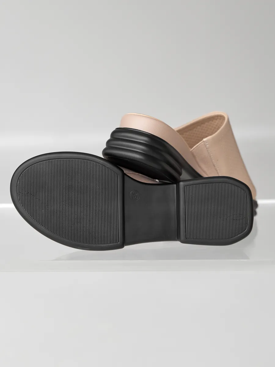 Сабо женские кожаные натуральные летние на платформе DL005-052