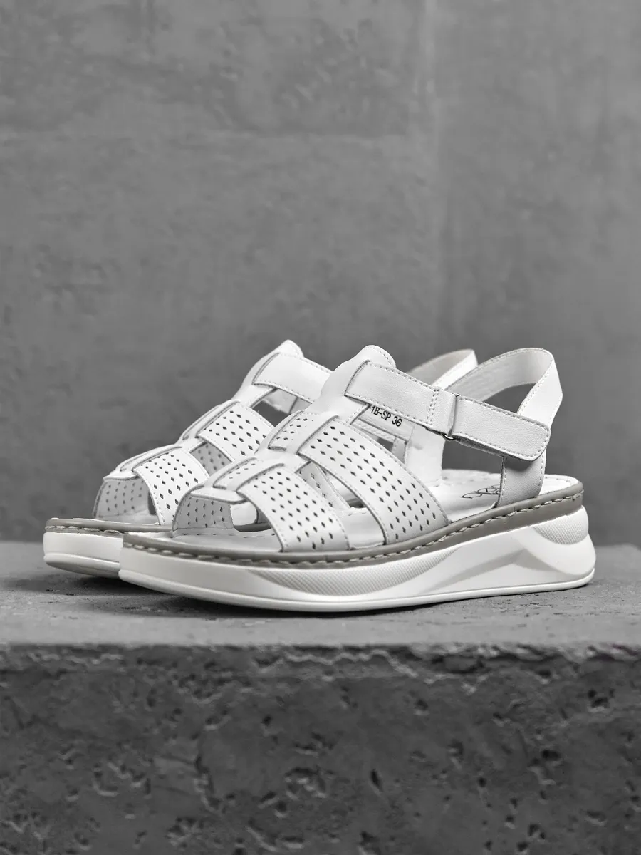 Босоножки женские летние натуральная кожа UYI-51659-1B-SPk