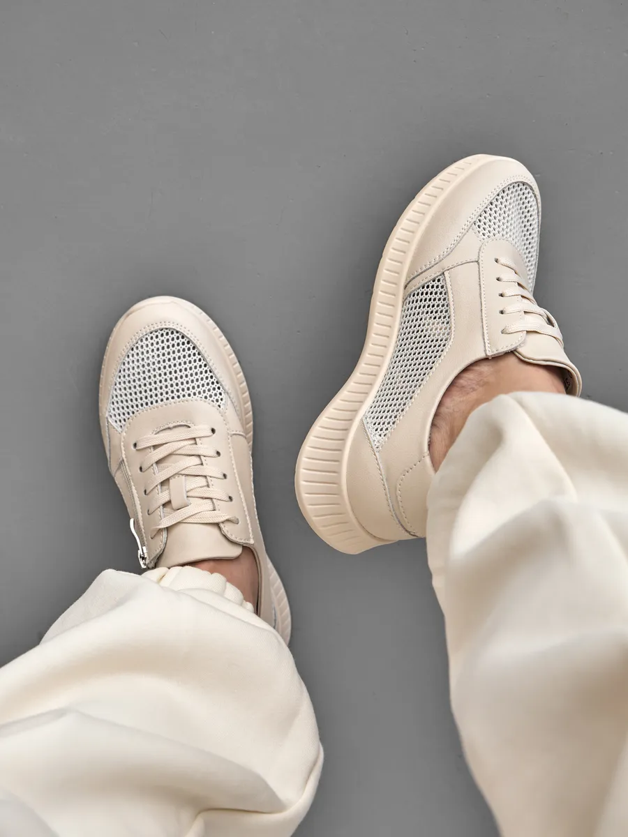 Кроссовки женские летние на платформе дышащие RN160-010