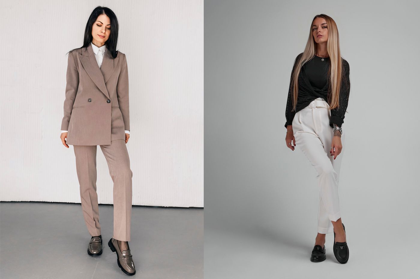 капсула осень лоферы