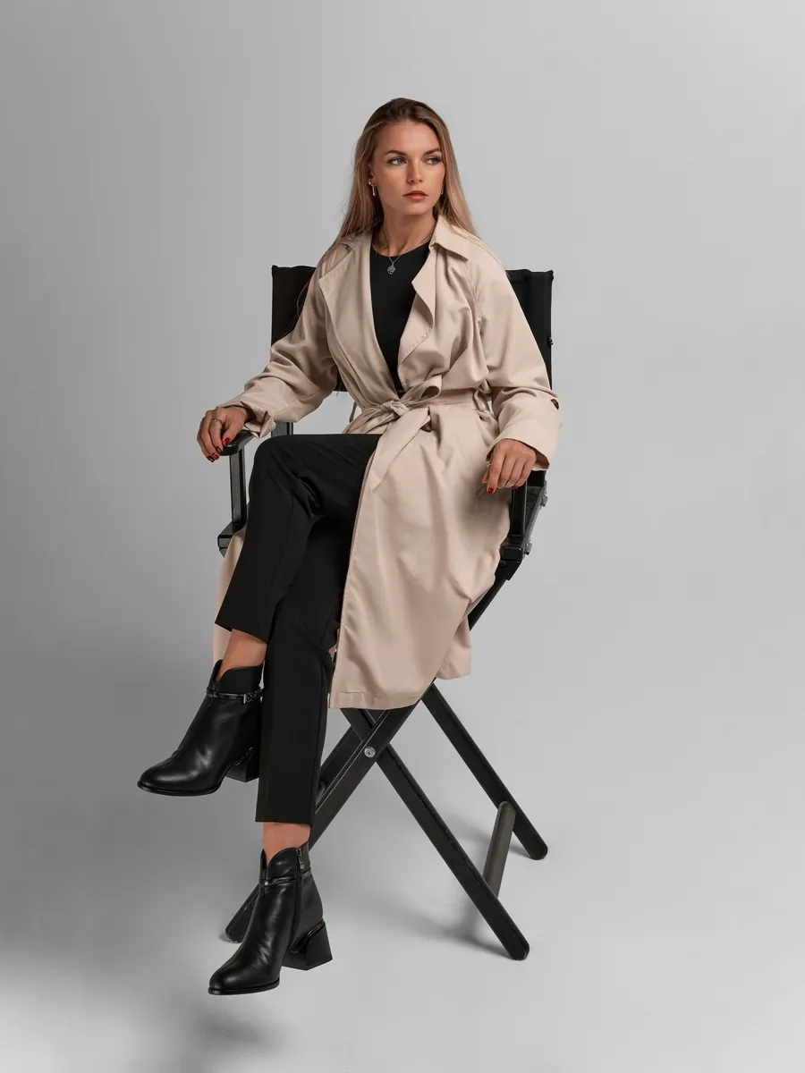 Ботильоны женские демисезонные натуральная кожа LA77-1